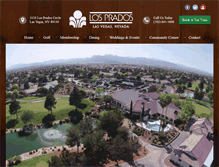 Tablet Screenshot of losprados-golf.com